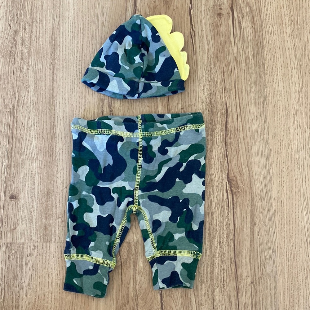 Gerber Newborn pant and matching hat